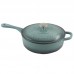 Crock-pot Artisan 3.5 Qt. Enameled Saute Pan with Lid CQR1126